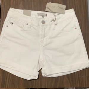 Dear John White Jean Shorts